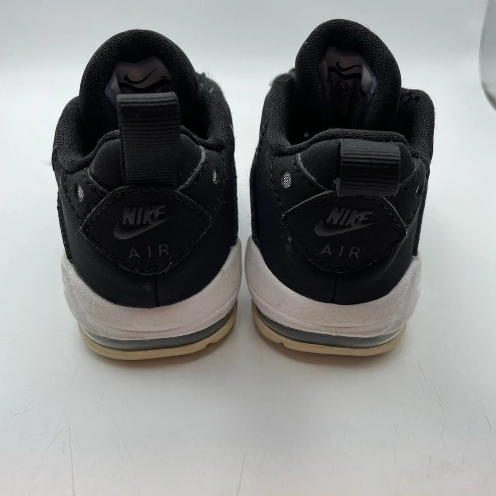 Nike Airmax 2 baby black suede sneakers size 4C